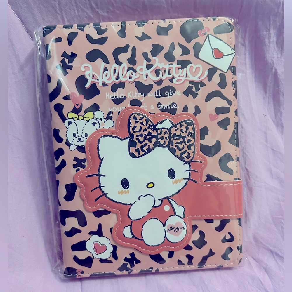 Hello Kitty Pink Leopard Notebook